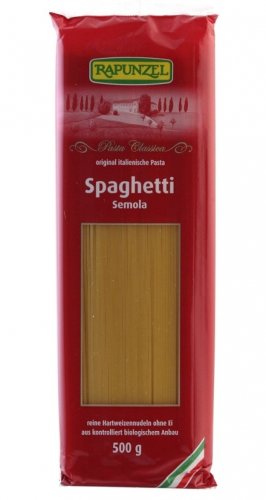 Paste spaghete grau semola 500g - rapunzel