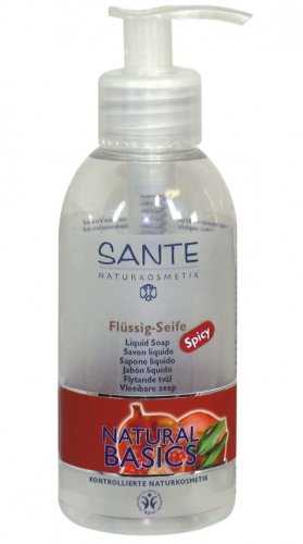 Sapun lichid condimentat natural basics 200ml - sante