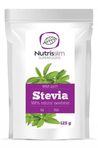 Stevia frunze indulcitor pulbere 125g - nutrisslim