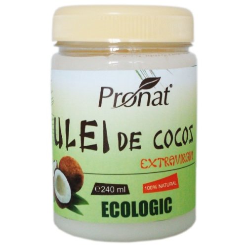 Ulei cocos extravirgin ecologic 240ml - pronat