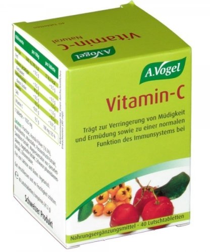 Vitamina c naturala 40cp - a vogel