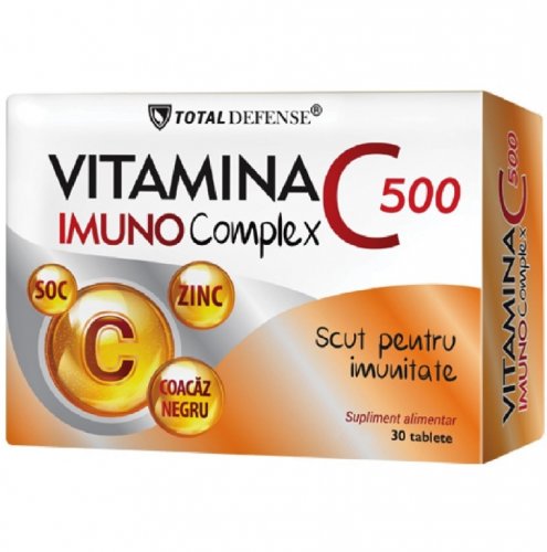 Vitamina c500 imunocomplex 30cp - cosmo pharm