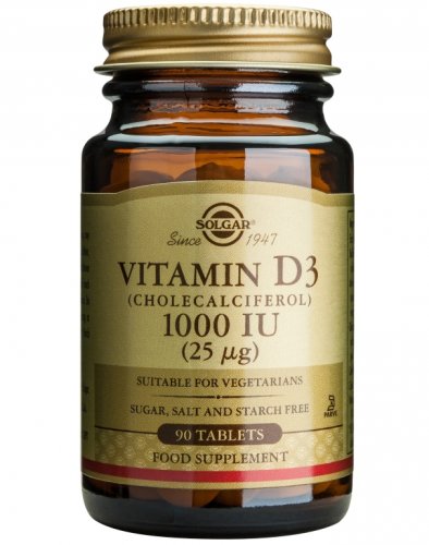 Vitamina d3 1000ui 90cps - solgar