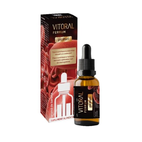 Vavian Pharma Vitoral ferrum picaturi, 30 ml