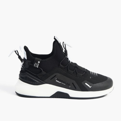 Cropp - pantofi sport modulari, negri, cu detalii reflectorizante - negru