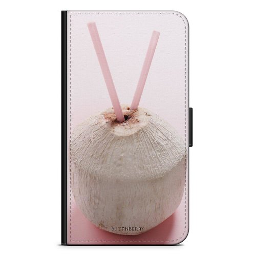 Bjornberry wallet case huawei p10 lite - roz de nucă de cocos