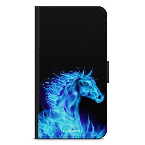 Bjornberry wallet cauza huawei p9 lite - flames horse blue