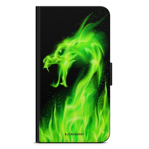 Bjornberry wallet cauza lg v10 - green flames dragon