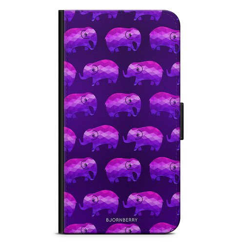 Carcasă bjornberry iphone 5/5s/se (2016) - elefanți violeti
