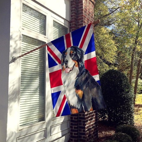 Caroline`s treasures bernese mountain dog cu uniunea engleză jack british flag canvas house size multicolore