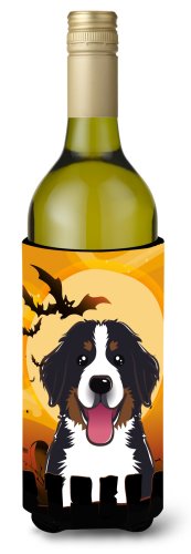 Caroline`s treasures halloween bernese mountain dog sticla de vin băutură izolator hugger mltcl wine bottle