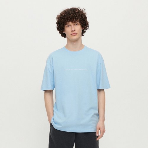House - tricou cu inscripție - albastru